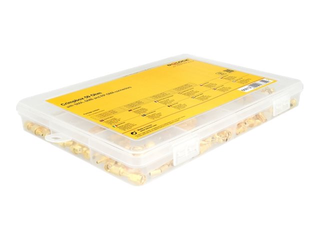 Delock Steckersatz für Kabel - 120 Teile