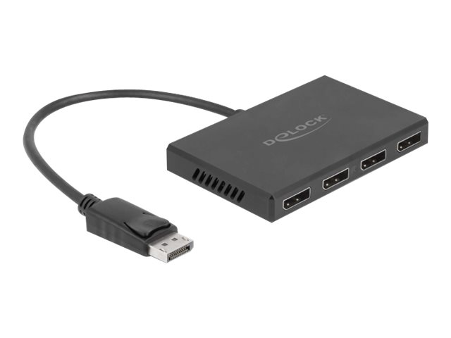 Delock Video-/Audio-Splitter - 4 x DisplayPort