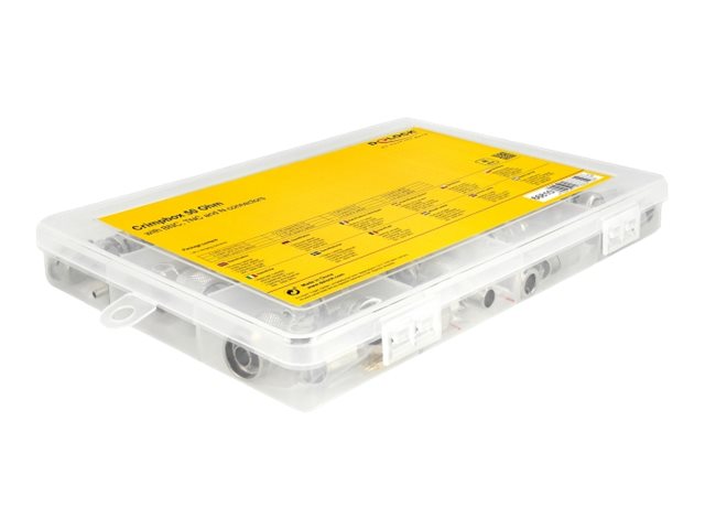 Delock Steckersatz für Kabel - 48 Teile