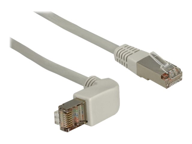 Delock Patchkabel gewinkelt RJ45 S/FTP Cat5e - Kabel - Netzwerk