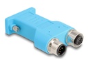 Delock Serieller Splitter - DB-9 schraubbar
