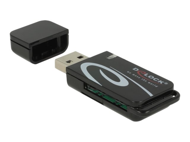 Delock USB 2.0 Card mit SD und Micro Slot - Card-Reader - Micro SD