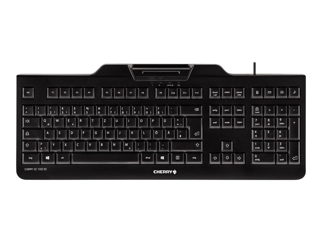Cherry KC 1000 SC - Tastatur - USB - Nordisch