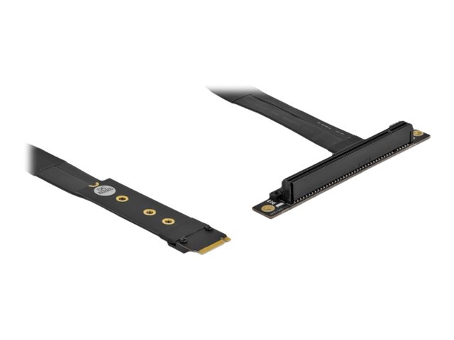 Delock M.2 Key M to PCIe x16 NVMe angled - Schnittstellenadapter - PCIe 3.0 x16 (NVMe)