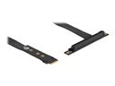 Delock M.2 Key M to PCIe x16 NVMe angled - Schnittstellenadapter - PCIe 3.0 x16 (NVMe)