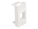 Delock Modulblende Snap-in-Halterung - weiß