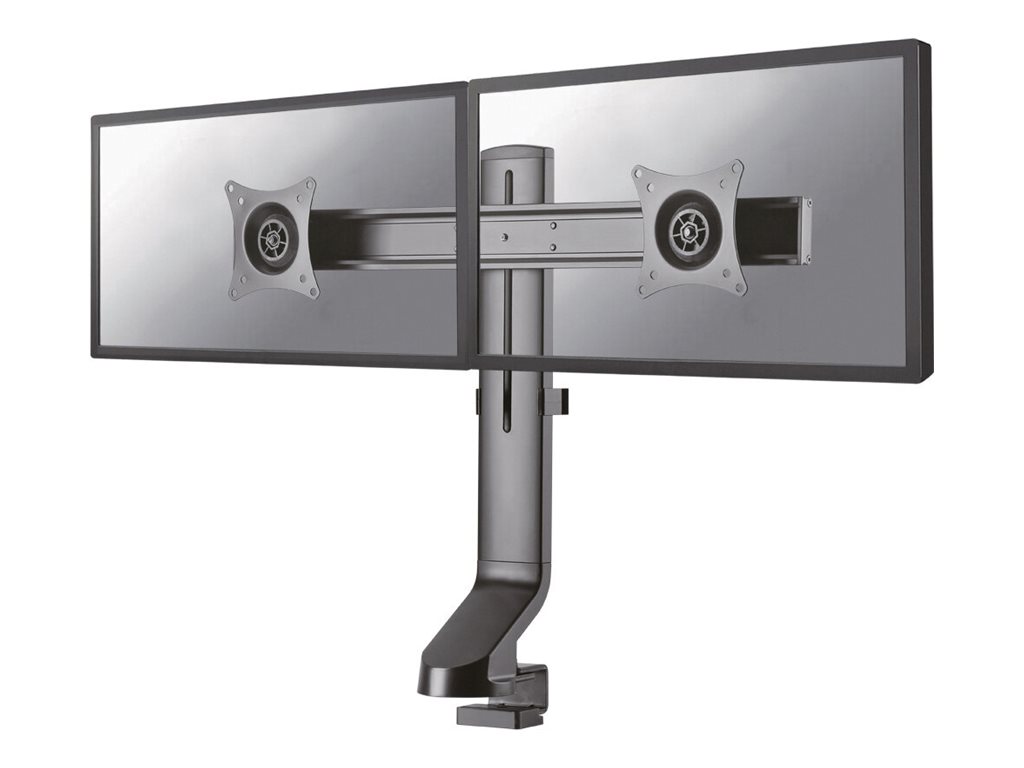 Neomounts FPMA-D860D - Befestigungskit - Voll beweglich - für 2 LCD-Displays - Schwarz - Bildschirmgröße: 25.4-68.6 cm (10"-27")