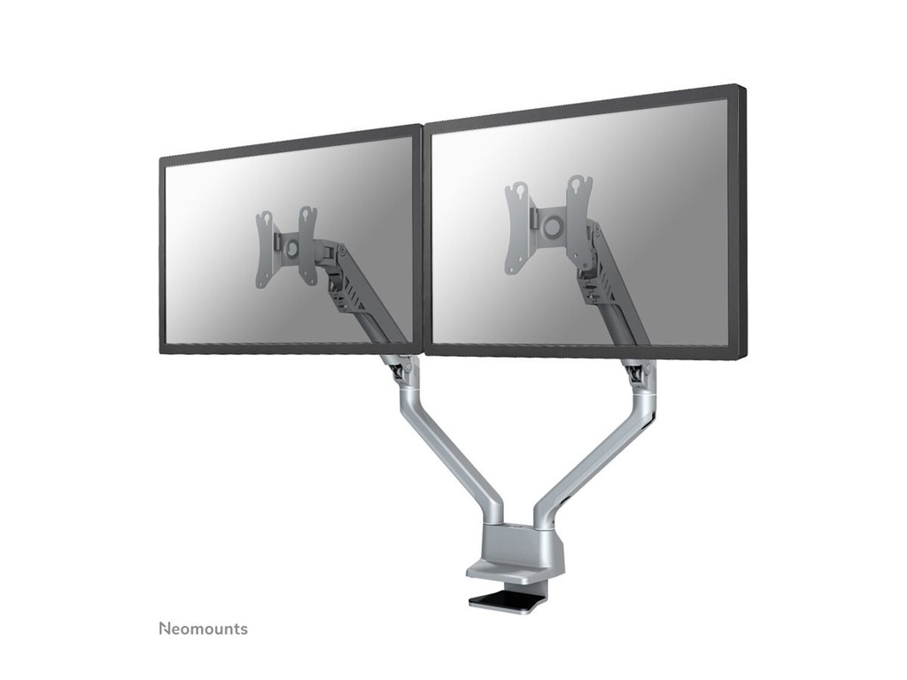 Neomounts FPMA-D750D - Befestigungskit - Voll beweglich - für 2 LCD-Displays - Silber - Bildschirmgröße: 25.4-81.3 cm (10"-32")