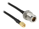 Delock Antennenkabel - RP-SMA weiblich zu N-Anschluss weiblich