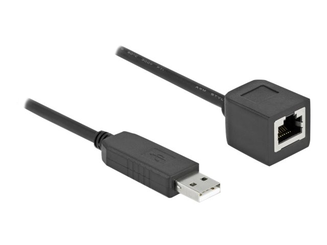 Delock Serieller Adapter - USB (M) zu RJ-45 (W)