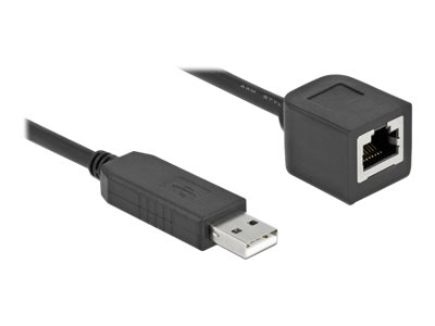 Delock Serieller Adapter - USB (M) zu RJ-45 (W)