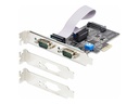 StarTech.com 2-Port Serielle PCIe Karte, RS232/RS422/RS485
