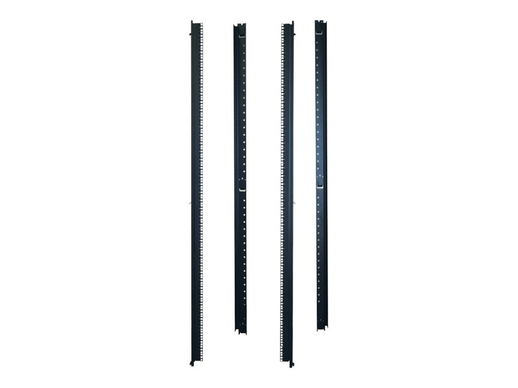 Eaton Tripp Lite Series 42U Rack Enclosure Server Cabinet 23" Wide Vertical Rail Mount - Rack-Schienen-Kit - Schwarz - 42HE - 58.4 cm (23")