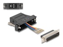 Delock Assembly Kit - Serieller Adapter - DB-25 (M)