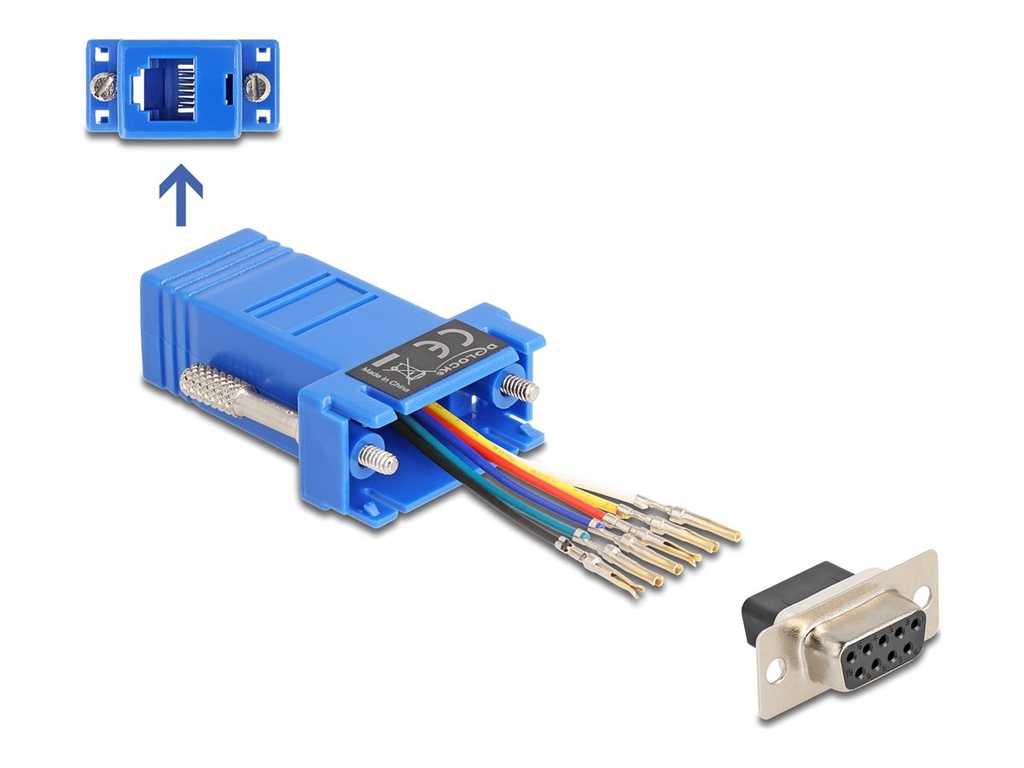 Delock Assembly Kit - Serieller Adapter - DB-9 (W)