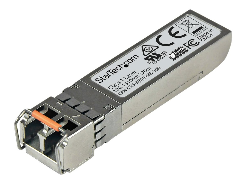 StarTech.com SFPP10GELRMS Transceiver Modul (SFP+ Module, 10GBase-LRM Juniper kompatibel, Glasfaser, 1310nm, LC Multimode mit DDM)