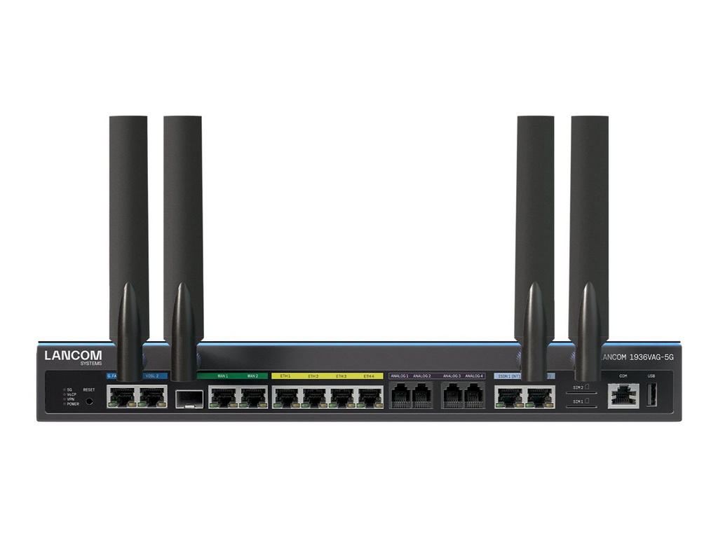 Lancom 1936VAG-5g EU - Router - Glasfaser (LWL)