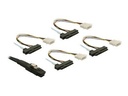 Delock Internes SAS-Kabel - 4-Lane - 26 PIN 4i Mini MultiLane (M)