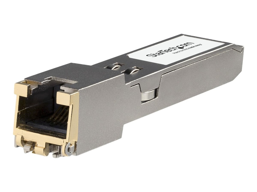 StarTech.com JL563A-ST Transceiver Modul (SFP+ Module, 100/1000/10000Base-TX HP kompatibel, Kupfer, RJ-45 Kupfer mit DDM)