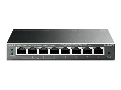 TP-LINK Easy Smart TL-SG108PE - Switch - Smart - 4 x 10/100/1000 (4 PoE+)