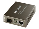 TP-LINK MC112CS - Medienkonverter - 100Mb LAN - 10Base-T, 100Base-FX, 100Base-TX - RJ-45 / SC Single-Modus - bis zu 20 km - 1310 (TX)