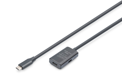 DIGITUS Aktives USB 3.2 Gen1 5G Verlängerungskabel, USB-C - USB-C, 5m