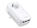 TP-LINK AV1200 - Powerline-Adapter 3-Port-Switch - 1GbE, HomePlug AV (HPAV)