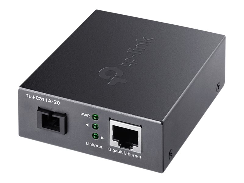 TP-LINK Gigabit-WDM-Medienkonverter, 1000 Mbit/s, IEEE 802.3, IEEE 802.3ab, IEEE... -• Bi-Directional Fiber Converter• PORT: 1× Gigabit SC Port