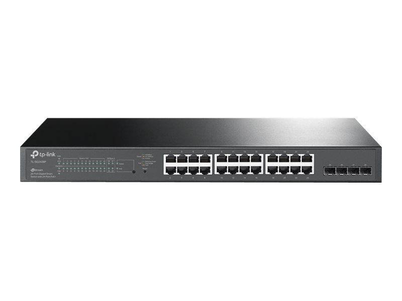 TP-LINK JetStream TL-SG2428P V5 - Switch - L2+ - Smart - 24 x 10/100/1000 (PoE+)