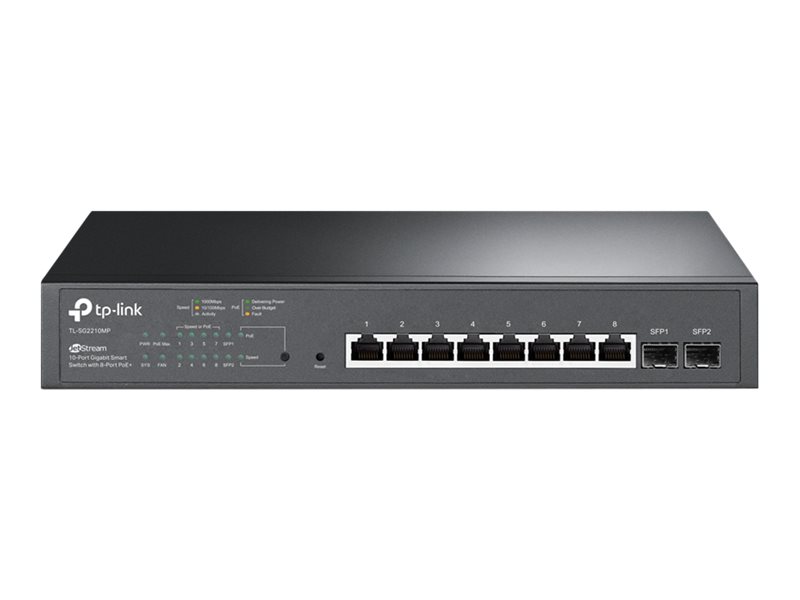 TP-LINK SG2210MP JetStream Smart Switch - Switch - Glasfaser (LWL)