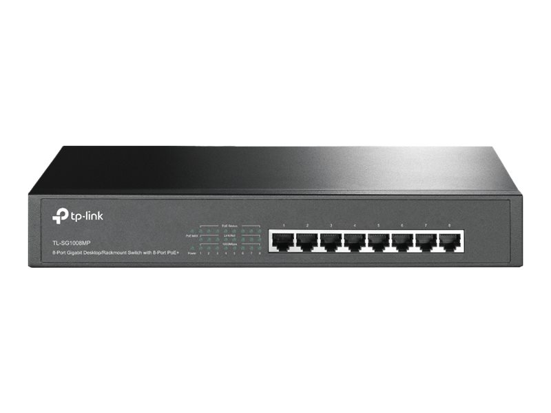 TP-LINK TL-SG1008MP V4 - Switch - unmanaged - 8 x 10/100/1000 (PoE+)