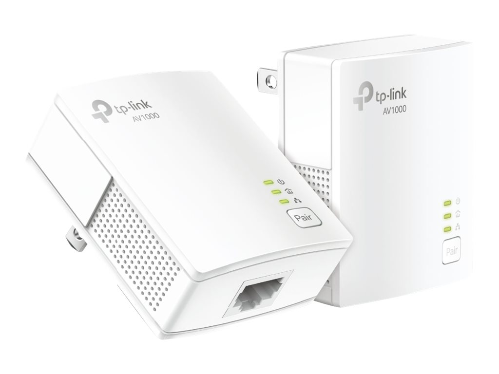 TP-LINK TL-PA7017 KIT - 1000 Mbit/s - IEEE 802.3,IEEE 802.3ab,IEEE 802.3u - Typ F - OFDM - 128-bit AES - 300 m