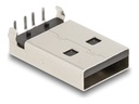 Delock USB-Anschluss - USB (W) 90° PCB - 30 V - 1.5 A (Packung mit 10)