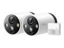 TP-LINK Tapo C420S2 V1 - 2 x Tapo C420 Kameras + Tapo H200 Hub - Netzwerk-Überwachungskamera - Innenbereich, Außenbereich - staubbeständig/wasserfest - Farbe (Tag&Nacht)