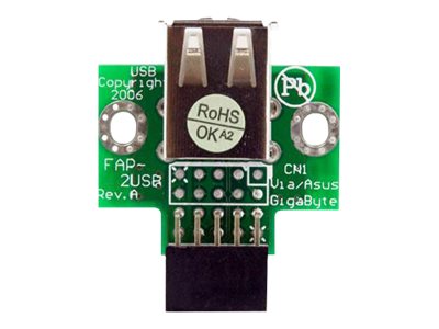 StarTech.com 2 Port USB Motherboard Header Adapter - USB-Adapter - USB (W)