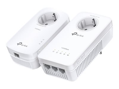TP-LINK TL-WPA8631P Kit Av1300 Gigabit Passthrough Powerline Wi-Fi Kit 3 - Switch - Stromnetz (Powerline)