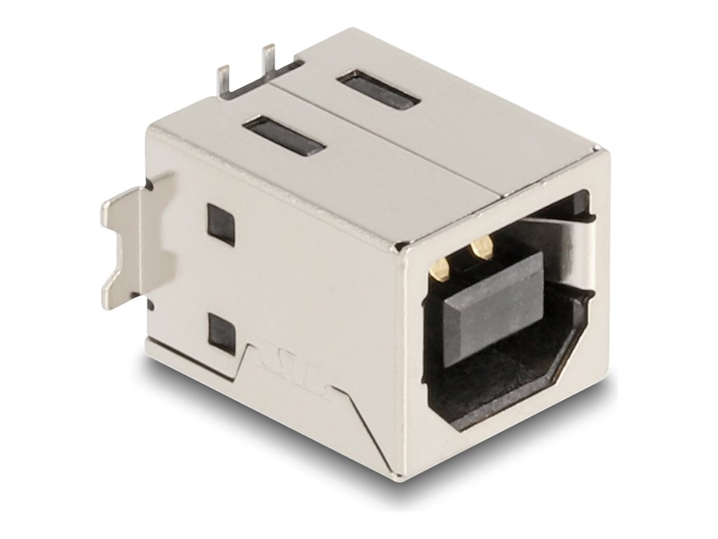 Delock USB-Anschluss - USB Typ B (W) gelötet - 30 V - 1 A (Packung mit 10)