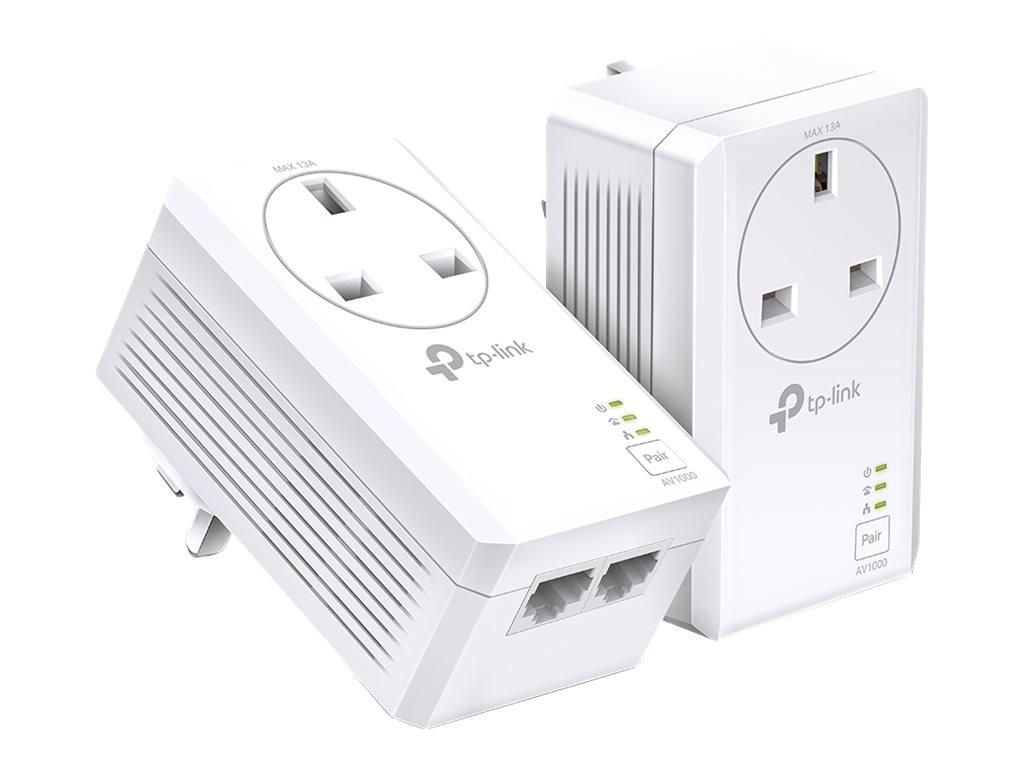 TP-LINK TL-PA7027P V1 Starter Kit - Powerline Adapterkit 1GbE, HomePlug AV (HPAV)