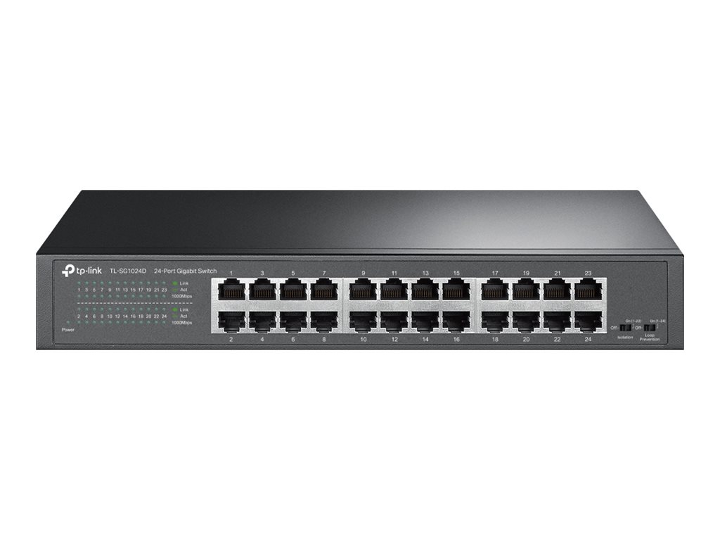 TP-LINK Net Switch 1000T 24P TP-Link TL-SG1024D 19"