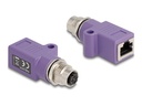 Delock Netzwerkadapter - 4-polig M12-D (W)