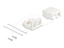 Delock Gehäuse mit modularen Einsätzen - Keystone-Oberfläche