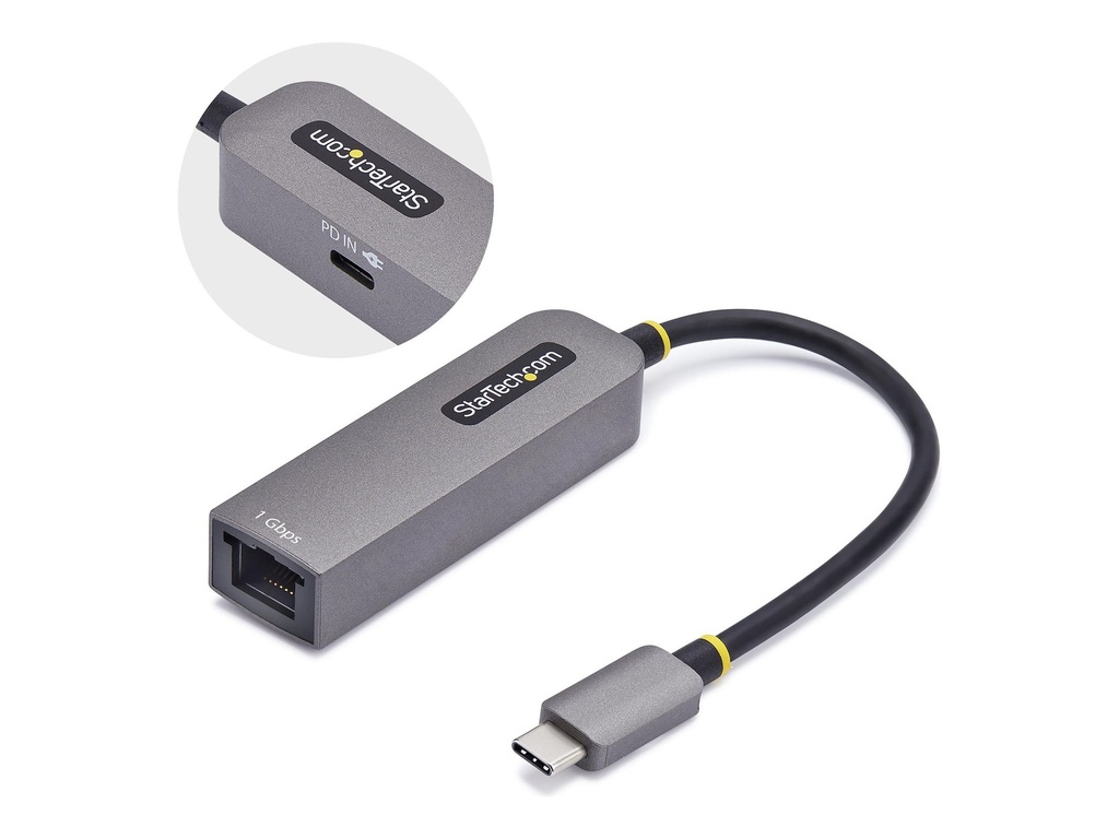 StarTech.com Startech USB-C to Ethernet Adapter, NIC, 1Gbps