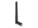 Delock Antenne - WLAN 802.11 ac/ax/a/b/g/n, RP-SMA-Stecker, mit Neigegelenk