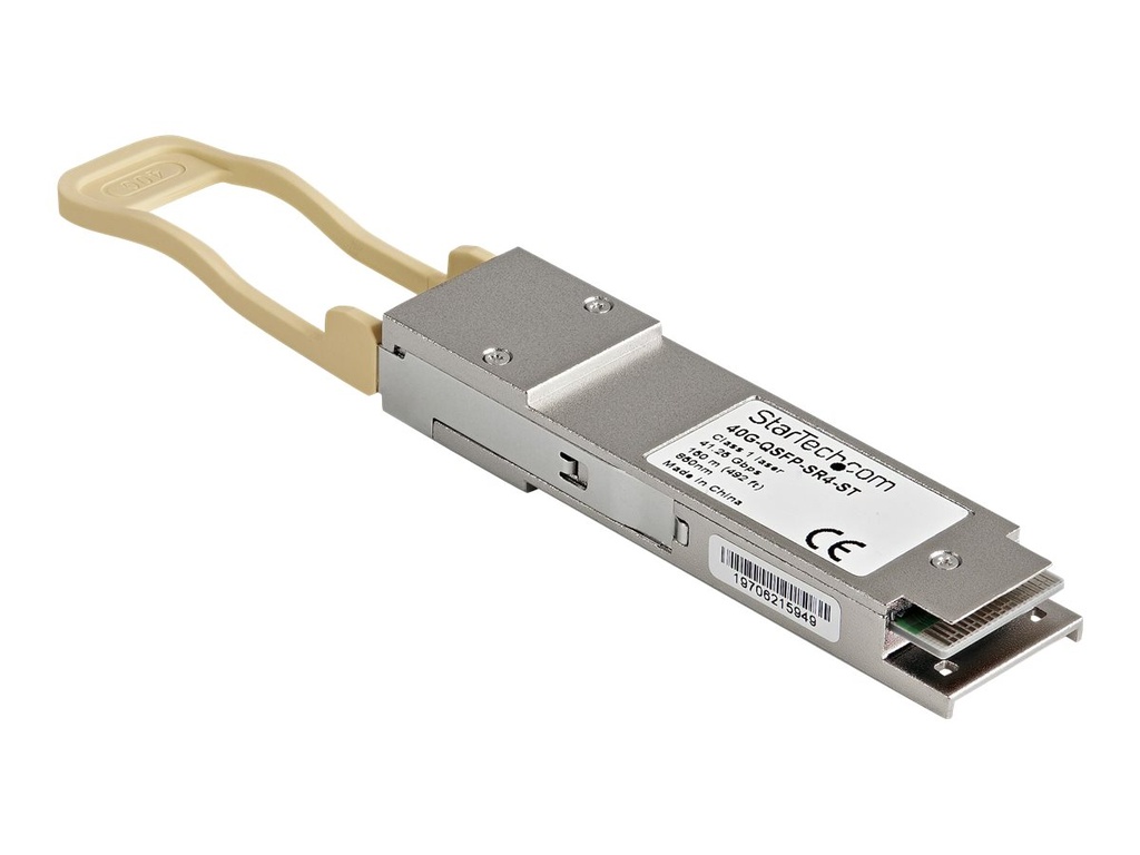 StarTech.com 40G-QSFP-SR4-ST Transceiver Modul (QSFP Module, 40GBase-LR4 Brocade kompatibel, Glasfaser, LC Single Mode mit DDM)