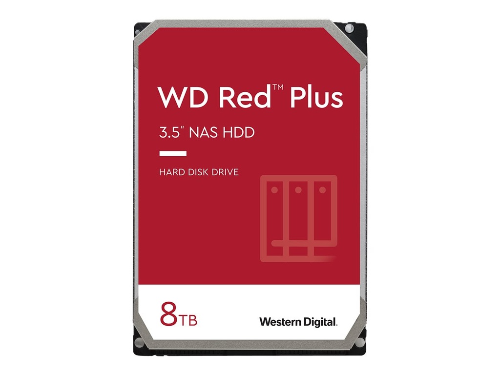 WD Red Plus WD80EFBX - Festplatte - 8 TB - intern - 3.5" (8.9 cm)