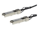 StarTech.com MSA Uncoded Compatible 0.5m 10G SFP+ to SFP+ Direct Attach Breakout Cable Twinax, 10 GbE SFP+ Copper DAC 10 Gbps Low Power Passive Transceiver Module DAC, 10GE Breakout Cable - Lifetime Warranty (SFP10GPC05M)