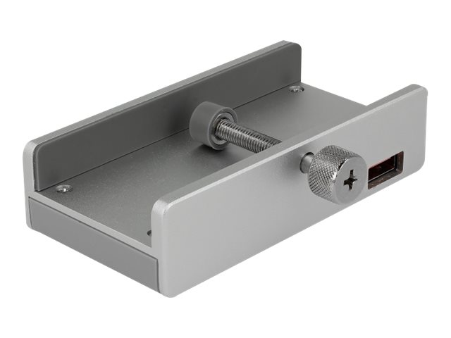 Delock Externer USB 3.0 4 Port Hub mit Feststellschraube