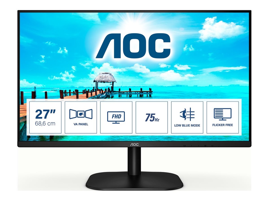 AOC 27B2DM - LED-Monitor - 69 cm (27") - 1920 x 1080 Full HD (1080p)
