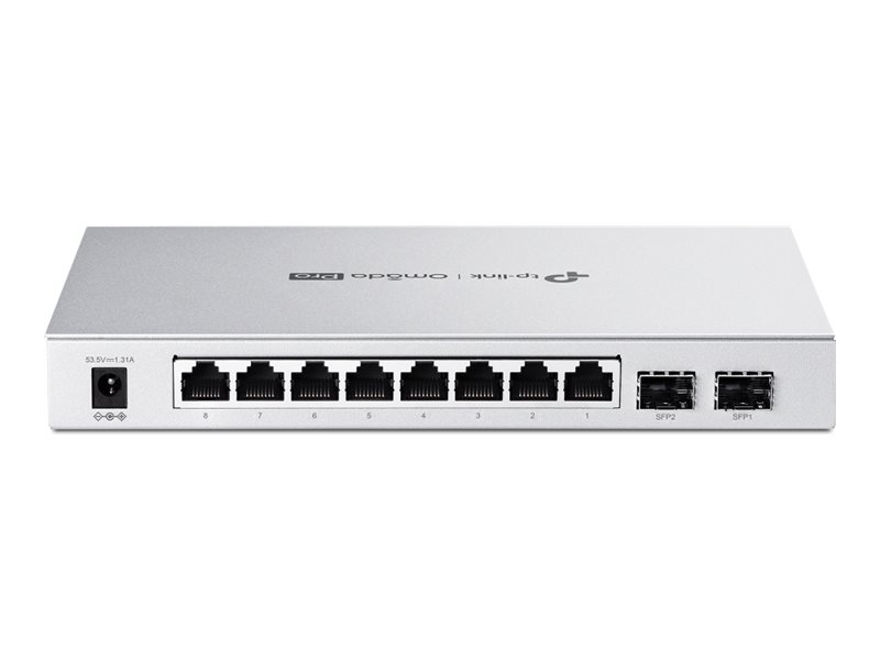 TP-LINK Omada Pro S4500-8GP2F V1.6 - Switch - Smart - 8 x 10/100/1000 + 2 x Gigabit SFP - Desktop, wandmontierbar - PoE+ (61 W)