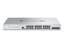 TP-LINK Omada Pro S5500-24GP4F V1.6 - Switch - L2+ - managed - 24 x 10/100/1000 + 4 x 1000Base-X SFP - an Rack montierbar - PoE+ (250 W)